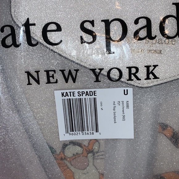♠️🐅 kate spade X Disney Tigger Backpack, Parchment Multi - Picture 6 of 8